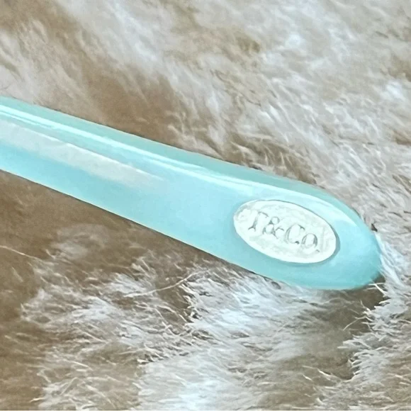 TIFFANY & CO BLACK ON TIFFANY BLUE STRIPED Prescription Glasses Frames 8193 - Picture 10 of 16